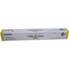 Расходные материалы Canon C-EXV49Y 8527B002 Тонер-картридж для серии iR-ADV C33xx, 3520I Жёлтый. 19000 страниц.