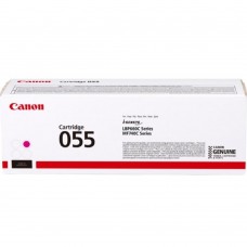 Расходные материалы Canon 055 M Тонер-картридж для Canon LBP66x/MF74x, (2100 стр.), пурпурный