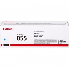 Расходные материалы Canon 055 C Тонер-картридж для Canon LBP66x/MF74x,  (2100 стр.), голубой