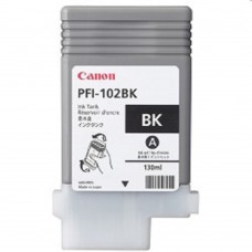 Расходные материалы Canon PFI-102Bk 0895B001 Картридж для Canon iPF605/ iPF610/ iPF650/ iPF655/ iPF710/ iPF750/ iPF755/ LP17/ iPF510, Чёрный, 130 мл.