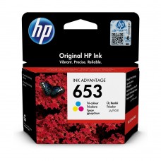 Расходные материалы Картридж HP 653 струйный трёхцветный (200 стр) 3YM74AE#BHK