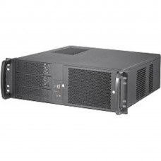 Корпус Procase EM338F-B-0 Корпус 3U Rack server case,съемный фильтр, черный, без блока питания, глубина 380мм, MB 12