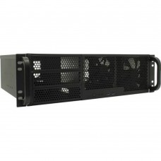 Корпус Procase RM338-B-0 Корпус 3U server case,3x5.25+8HDD,черный,без блока питания,глубина 380мм, MB CEB 12