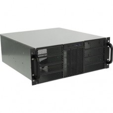 Корпус Procase RE411-D11H0-E-55 Корпус 4U server case,11x5.25+0HDD,черный,без блока питания,глубина 550мм,MB EATX 12