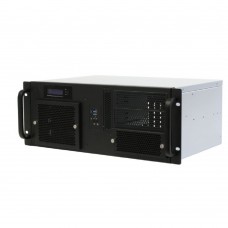 Корпус Procase GM430-B-0 Корпус 4U Rack server case, черный, панель управления, без блока питания, глубина 300мм, MB 12
