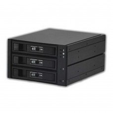 Опция к серверу Procase L3-203-SATA3-BK {Hot-swap корзина 3 SATA3/SAS 6Gb, черный, с замком, hotswap aluminium mobie rack module (2x5,25) 1xFAN 80x15mm}