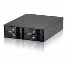 Опция к серверу Procase L2-104-SATA3-BK {Hot-swap корзина 4 SATA3/SAS, черный, с замком, hotswap mobie rack module for 2,5