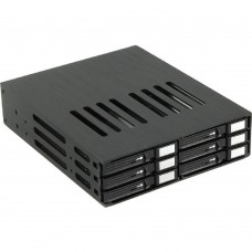 Опция к серверу Procase L2-106-SATA3-BK {Корзина L2-106SATA3 6 SATA3/SAS, черный, с замком, hotswap mobie rack module for 2,5