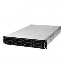 Сервер AIC RSC-2ET_XE1-2ET00-19 2U, 12 универсальных отсеков SATA/SAS HS 3,5/2,5 дюйма + 2 отсека HS сзади 2,5 дюйма 7 мм, до 12 дюймов (Ш) x 13 дюймов (Г) E-ATX , модифицированный 1x12G 12-портовый пасс..
