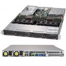 Сервер Supermicro SYS-6019U-TRT 1U, 2xLGA3647 (up to 205W), iC621 (X11DPU), 24xDDR4, up to 4x3.5 HDD, 2x10GbE, 2x750W, 2x PCIEx16, 1x PCIEx8 LP, 1x PCIEx8 internal LP
