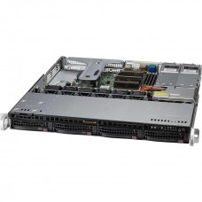 Сервер Supermicro SYS-510T-MR 1U, 2x400W, LGA1200, iC256, 4xDDR4 ECC, 4x3.5