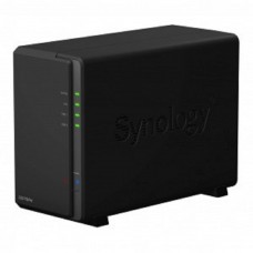 Дисковый массив Synology DS218Play Сетевое хранилище 2xHDD Hot Plug, SATA(3,5''), DC1,4GhzCPU/1Gb/RAID0,1/ 2xUSB3.0/1GigEth/iSCSI/2xIPcam(upto15)/1xPS