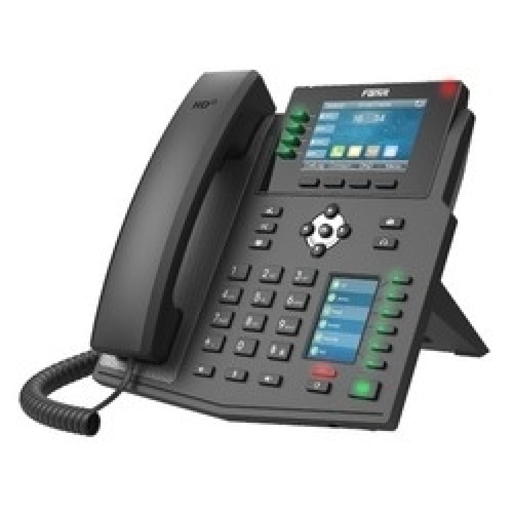 VoIP-телефон Fanvil X5U SIP телефон черн., с б/п