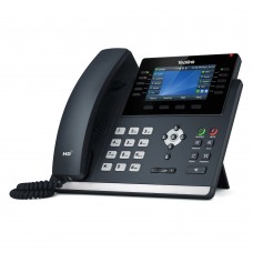 VoIP-телефон YEALINK SIP-T46U SIP-телефон, цветной экран, 2 порта USB, 16 аккаунтов, BLF, PoE, GigE, без БП