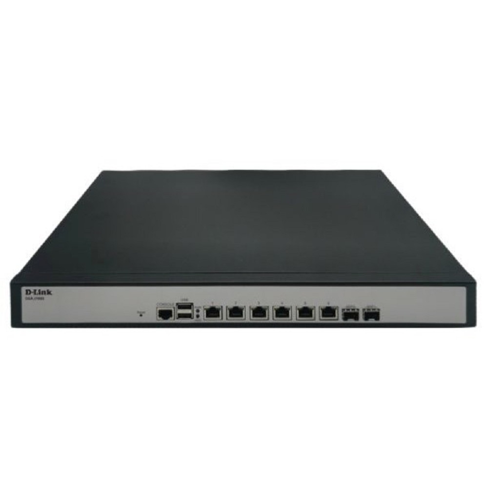 Сетевое оборудование D-Link DSA-2108S/A1A Сервисный маршрутизатор с 6 настраиваемыми портами 10/100/1000Base-T и 2 портами 1000Base-X SFP