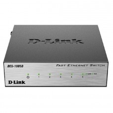Сетевое оборудование D-Link DES-1005D/O2B Неуправляемый коммутатор с 5 портами 10/100BASE-TX