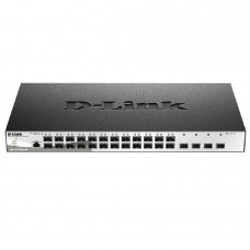 Сетевое оборудование D-Link DGS-1210-28XS/ME/B2A Управляемый L2 коммутатор с 24 портами 100/1000Base-X SFP и 4 портами 10GBase-X SFP+