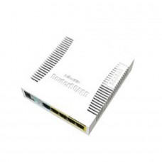 Сетевое оборудование MikroTik RB260GSP (CSS106-1G-4P-1S) Коммутатор RouterBOARD 260GSP 1xSFP, 5x10/100/1000 Gigabit Ethernet, PoE with indoor case and power supply