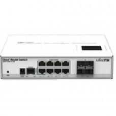 Сетевое оборудование MikroTik CRS112-8G-4S-IN Коммутатор Cloud Router Switch управляемый 8 портов 10/100/1000Mbps