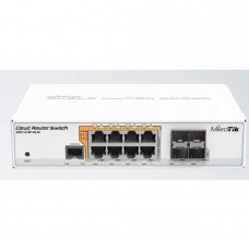 Сетевое оборудование MikroTik CRS112-8P-4S-IN Коммутатор 8х10/100/1000 Ethernet, 4 x SFP ports