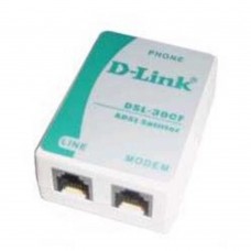 Модем D-Link DSL-30CF/RS Сплиттер ADSL2+ Annex A c телефонным кабелем 12 см