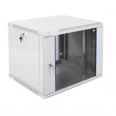 Монтажное оборудование ЦМО Шкаф телекоммуникационный настенный разборный 9U (600х520) дверь стекло (ШРН-Э-9.500) (1 коробка)