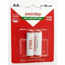 Аккумулятор Smartbuy AA/2BL 2700 mAh (24/240) (SBBR-2A02BL2700) (2шт. в уп-ке)