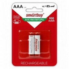 Аккумулятор Smartbuy AAA/2BL 800 mAh (24/240) (SBBR-3A02BL800) (2 шт. в уп-ке) 