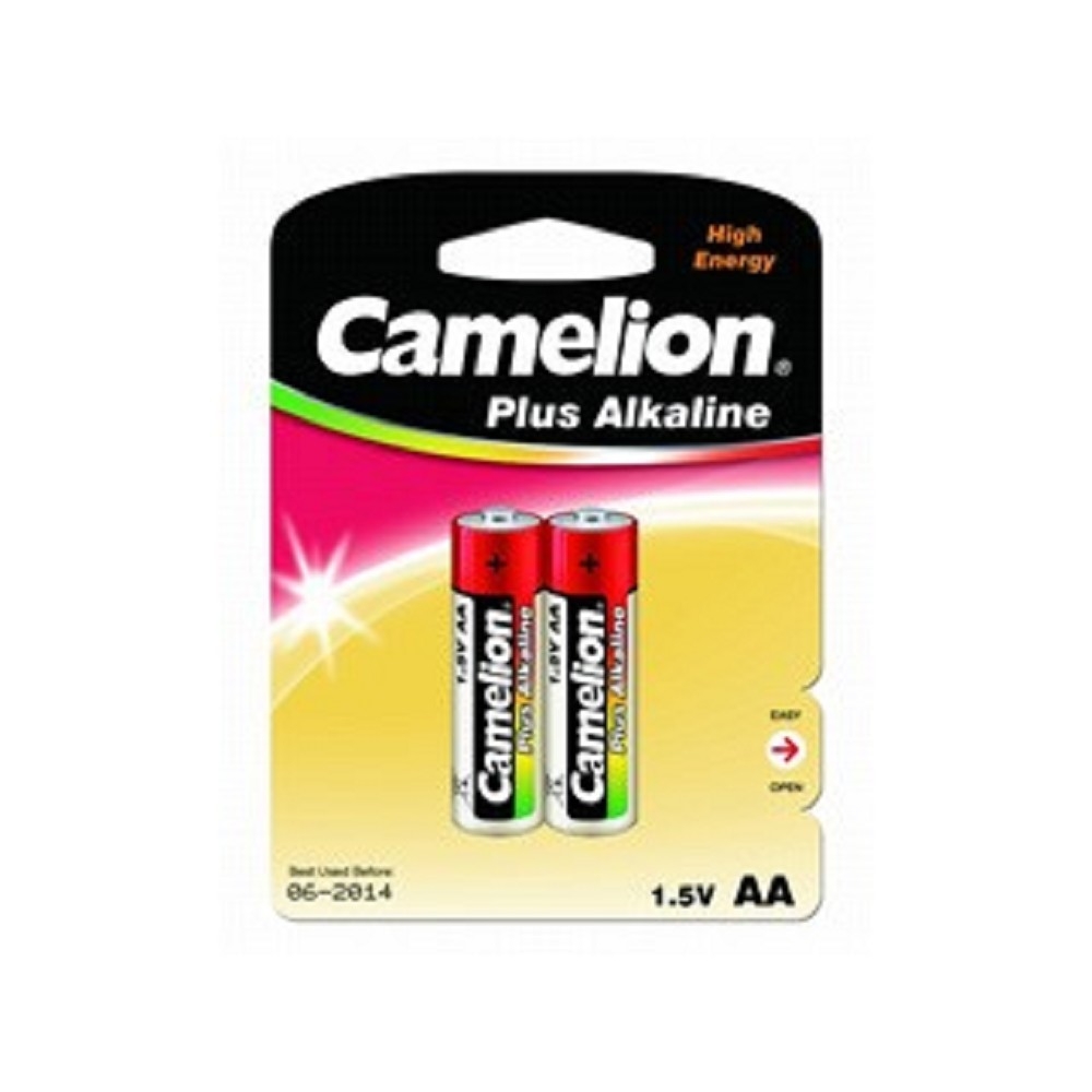 Батарейка Camelion..LR 6 .Plus Alkaline BL-2 (LR6-BP2, батарейка,1.5В) (2 шт. в уп-ке)