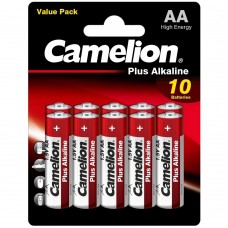 Батарейка Camelion Plus Alkaline BL10 LR6 (LR6-BP10, батарейка,1.5В) (10 шт. в уп-ке)