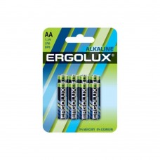 Батарейка Ergolux Alkaline BL8 LR6  (LR6 BP8, батарейка,1.5В)(8шт.в уп-ке)