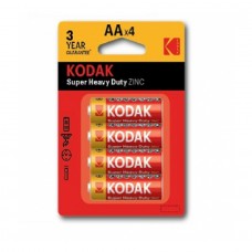 Батарейка Kodak R6-4Bl Super Heavy Duty Zinc KAAhz-4 (80/400/26400) (4 шт. в уп-ке)