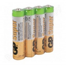 Батарейка GP Super Alkaline 24ARS (в спайке) LR03,  4 шт AAA (4шт. в уп-ке)
