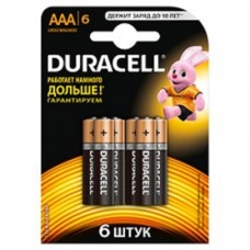 Батарейка DURACELL LR03-6BL BASIC (6/60/33840) (6 шт. в уп-ке)