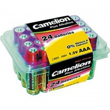 Батарейка Camelion  LR03 Plus Alkaline PB-24 (LR03-PB24, батарейка,1.5В) (24 шт. в уп-ке)
