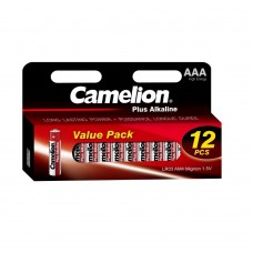 Батарейка Camelion Plus Alkaline BL12 LR03  (LR03-HP12, батарейка,1.5В) (12шт. в уп-ке)