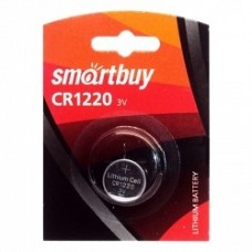 Батарейки  Smartbuy CR1220/1B (12/720) (SBBL-1220-1B) (1 шт. в уп-ке)
