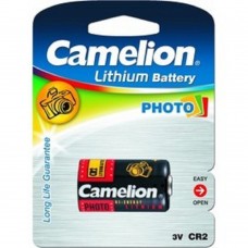 Батарейки Camelion  CR2  BL-1 (CR2-BP1, батарейка фото,3В)  (1 шт. в уп-ке)