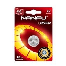 Батарейки Nanfu Батарейка щелочная 2032 (1шт.)