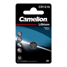 Батарейка Camelion CR1216 BL-1 (CR1216-BP1, батарейка литиевая,3V)