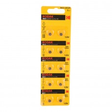Батарейка Kodak AG0 (379) LR521, LR63 KAG0-10 Max Button Cell (100/1000/98000) (10 шт. в уп-ке)