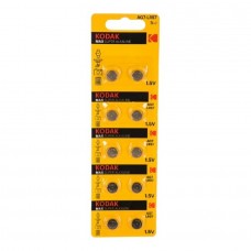 Батарейка Kodak AG7 (399) LR926, LR57 KAG7-10 Max Button Cell (100/1000/98000) (10 шт. в уп-ке)