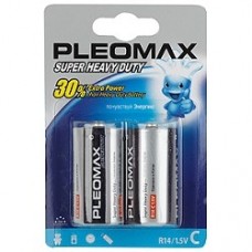 Батарейки SAMSUNG PLEOMAX R14-2BL (20/160/7680)  ( 2 шт в уп)