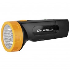 Ultraflash Фонари Ultraflash LED3829   (фонарь аккум 220В, черн /желт, 9 LED, SLA, пластик, коробка)