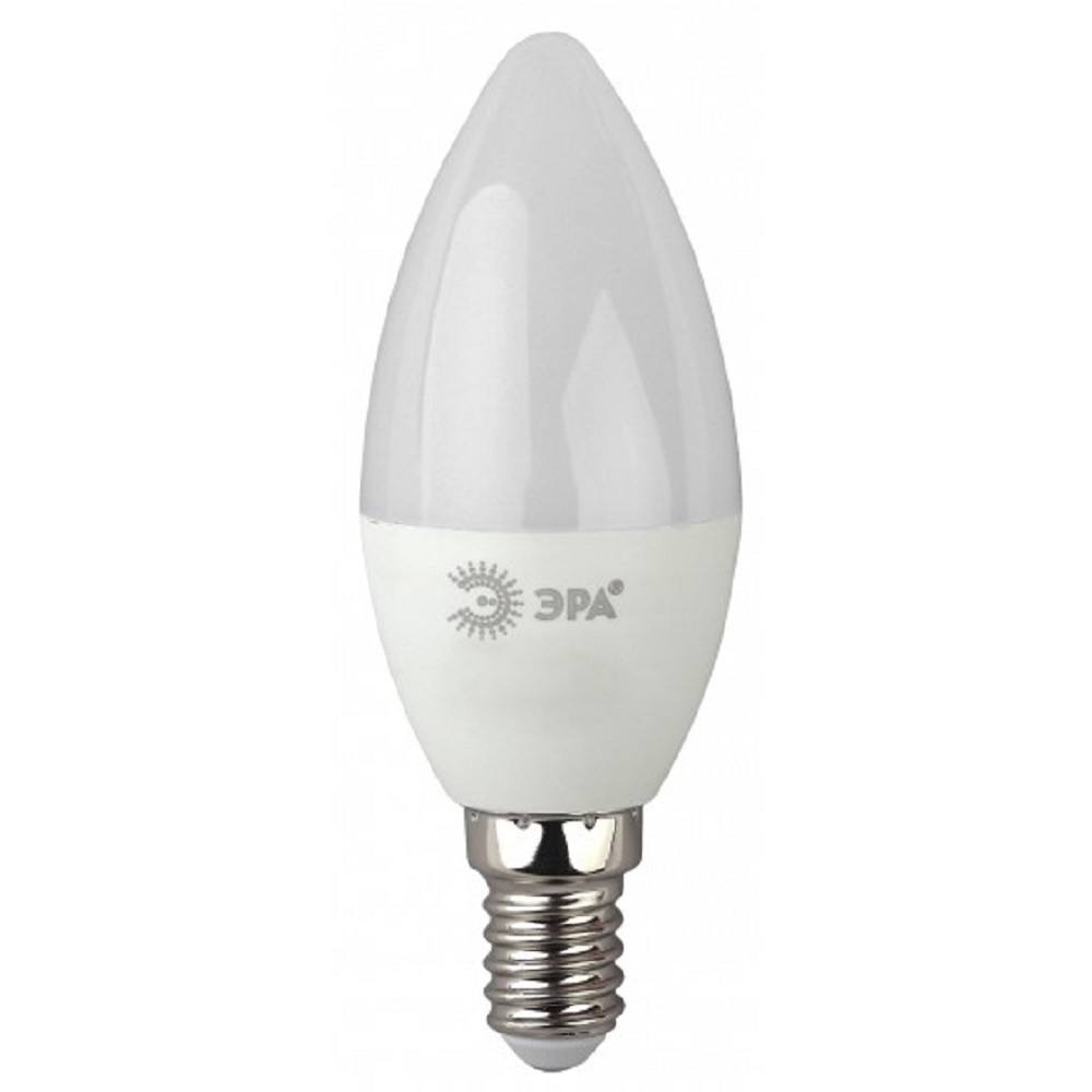 ЭРА Светодиодные лампы ЭРА Б0020539 Лампочка светодиодная STD LED B35-7W-840-E14 E14 / Е14 7Вт свеча нейтральный белый свет