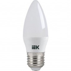 светодиодные лампы  Iek LLE-C35-5-230-40-E27 Лампа светодиодная ECO C35 свеча 5Вт 230В 4000К E27 IEK