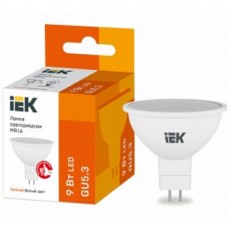 светодиодные лампы  Iek LLE-MR16-9-230-30-GU5 Лампа LED MR16 софит 9Вт 230В 3000К GU5.3
