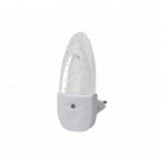 светильники ЭРА Б0019103 Ночник - светильник светодиодный NN-619-LS-W в розетку с датчиком освещенности белый