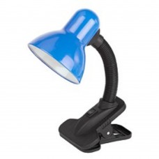 Настольные светильники ЭРА C0041426 Настольный светильник N-102-E27-40W-BU синий на прищепке