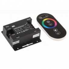светильники Iek LSC1-RGB-216-RF-20-12-B Контроллер с ПДУ радио (черный) RGB 3 канала 12В, 6А, 216Вт IEK